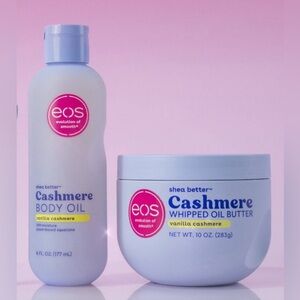 EOS Cashmere Vanilla Body Oil and Whipped Butter Set
